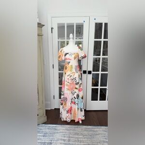 Floral Print Maxi Dress